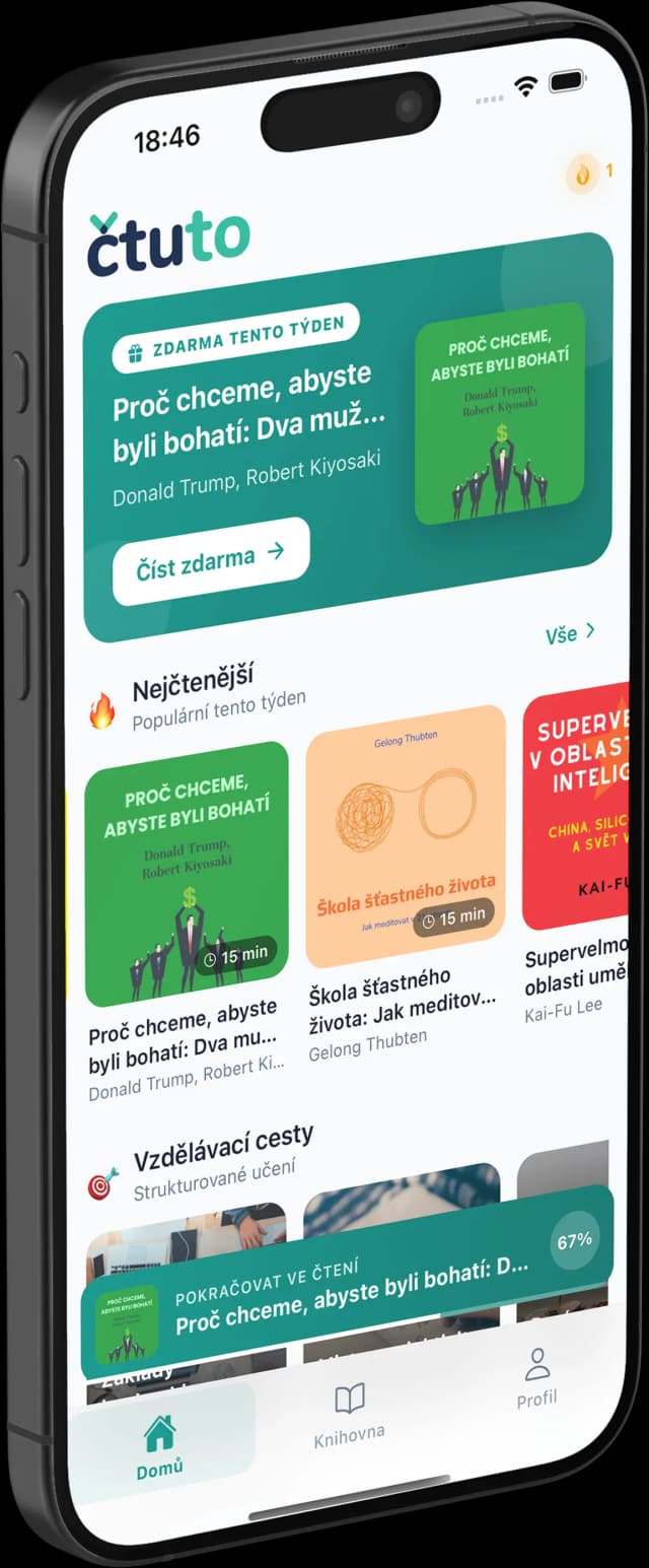 Čtuto mobilní aplikace